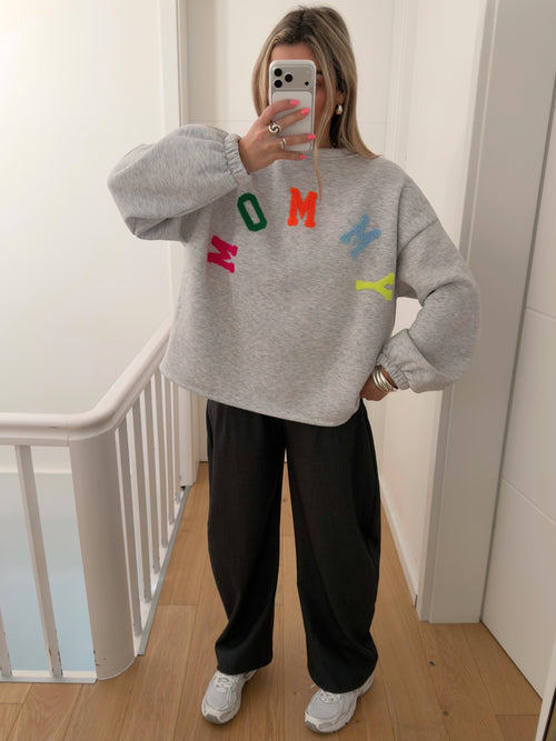 Pull MOMMY Gris