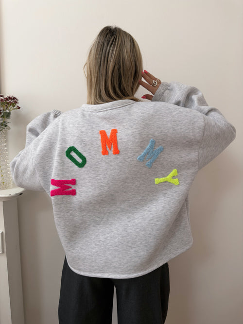 Pull MOMMY Gris