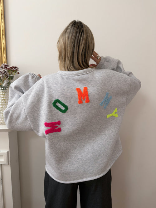 Pull MOMMY Gris