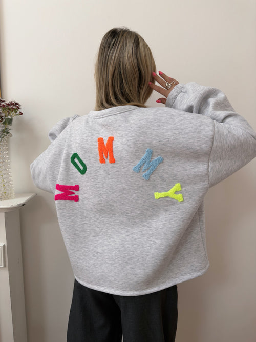 Pull MOMMY Gris