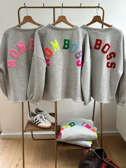Pull MOM BOSS Gris