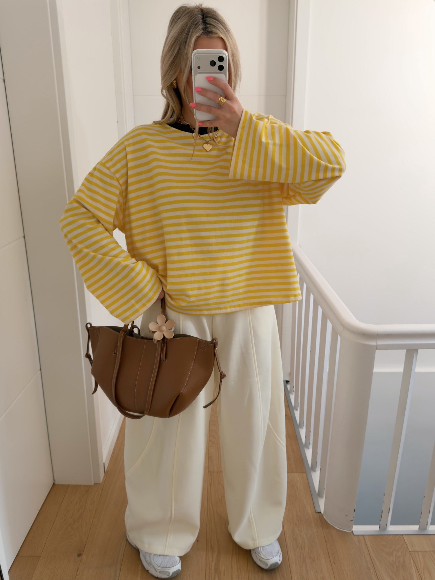 Top LEANA Jaune