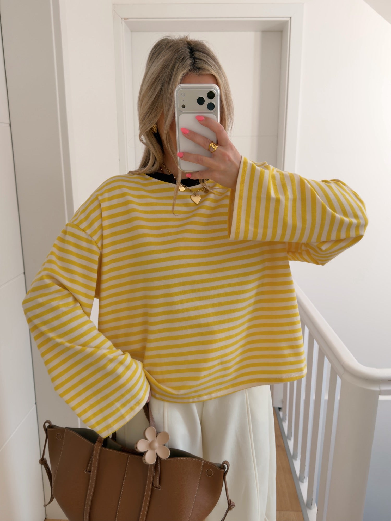 Top LEANA Jaune