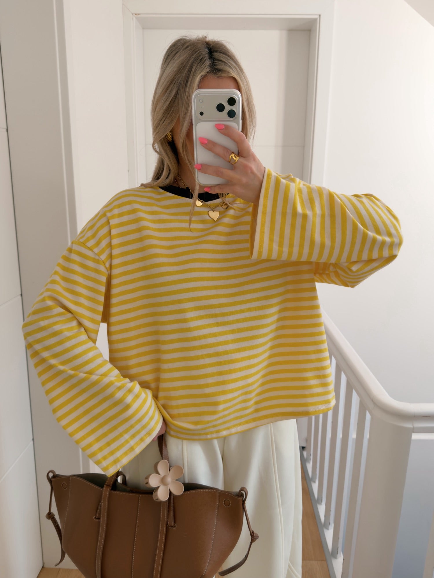 Top LEANA Jaune