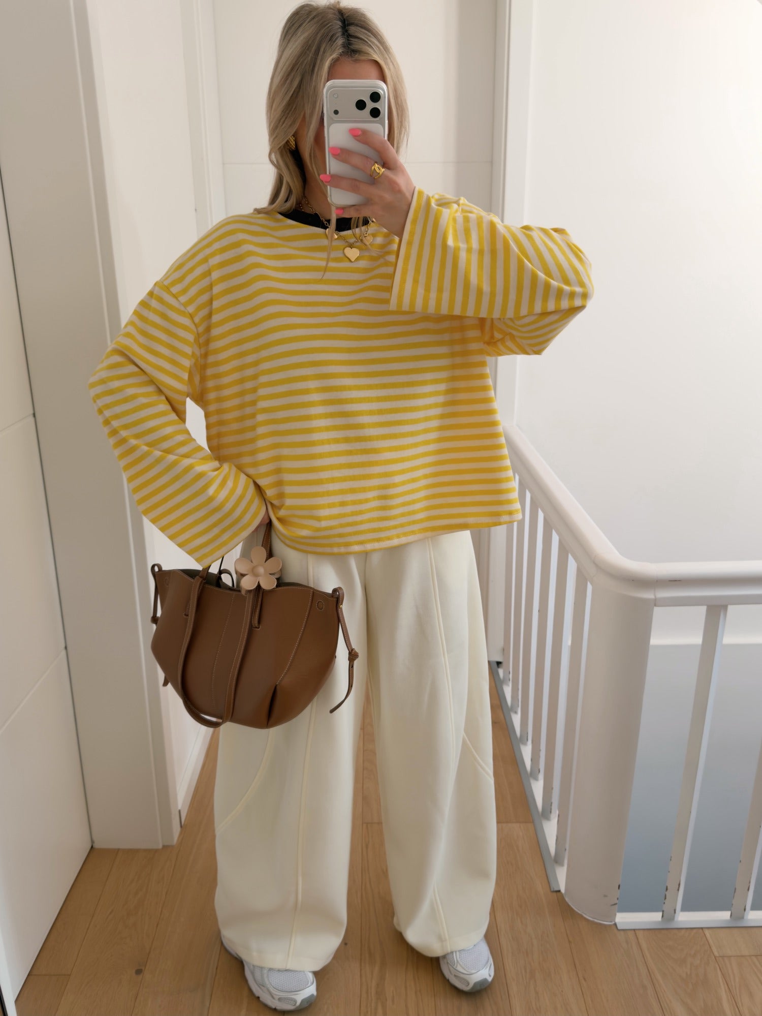 Top LEANA Jaune