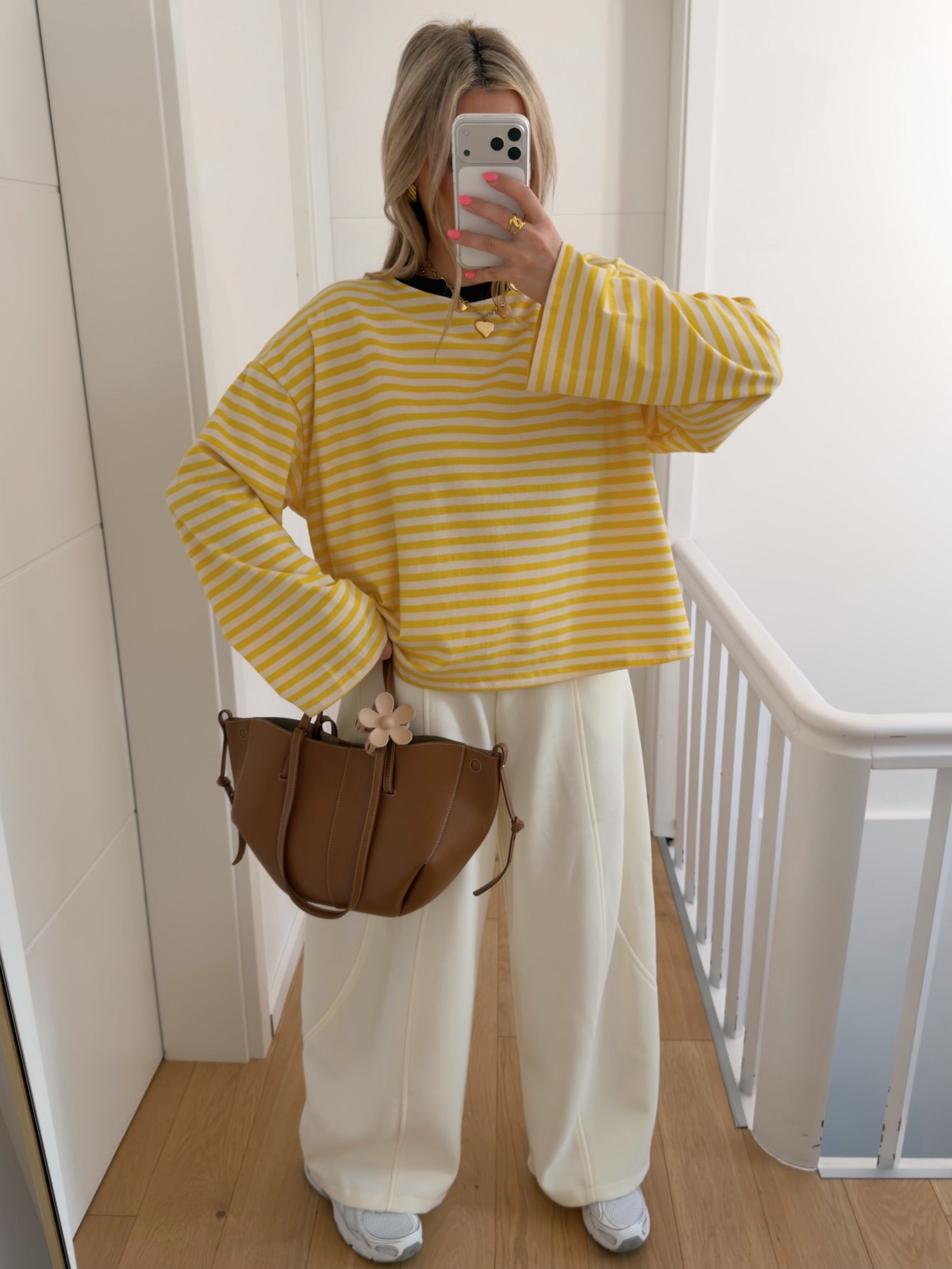 Top LEANA Jaune