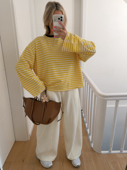 Top LEANA Jaune