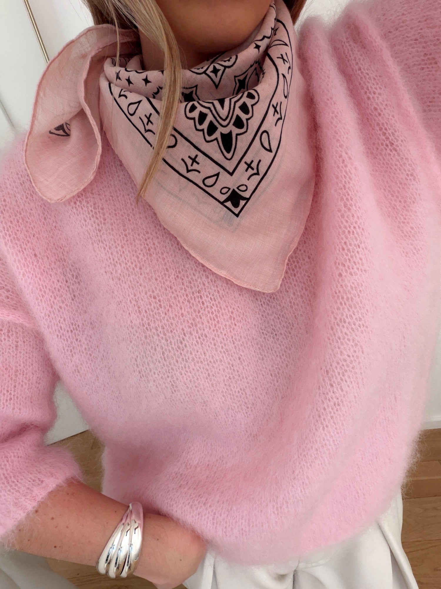Foulard MONTAINE Rose