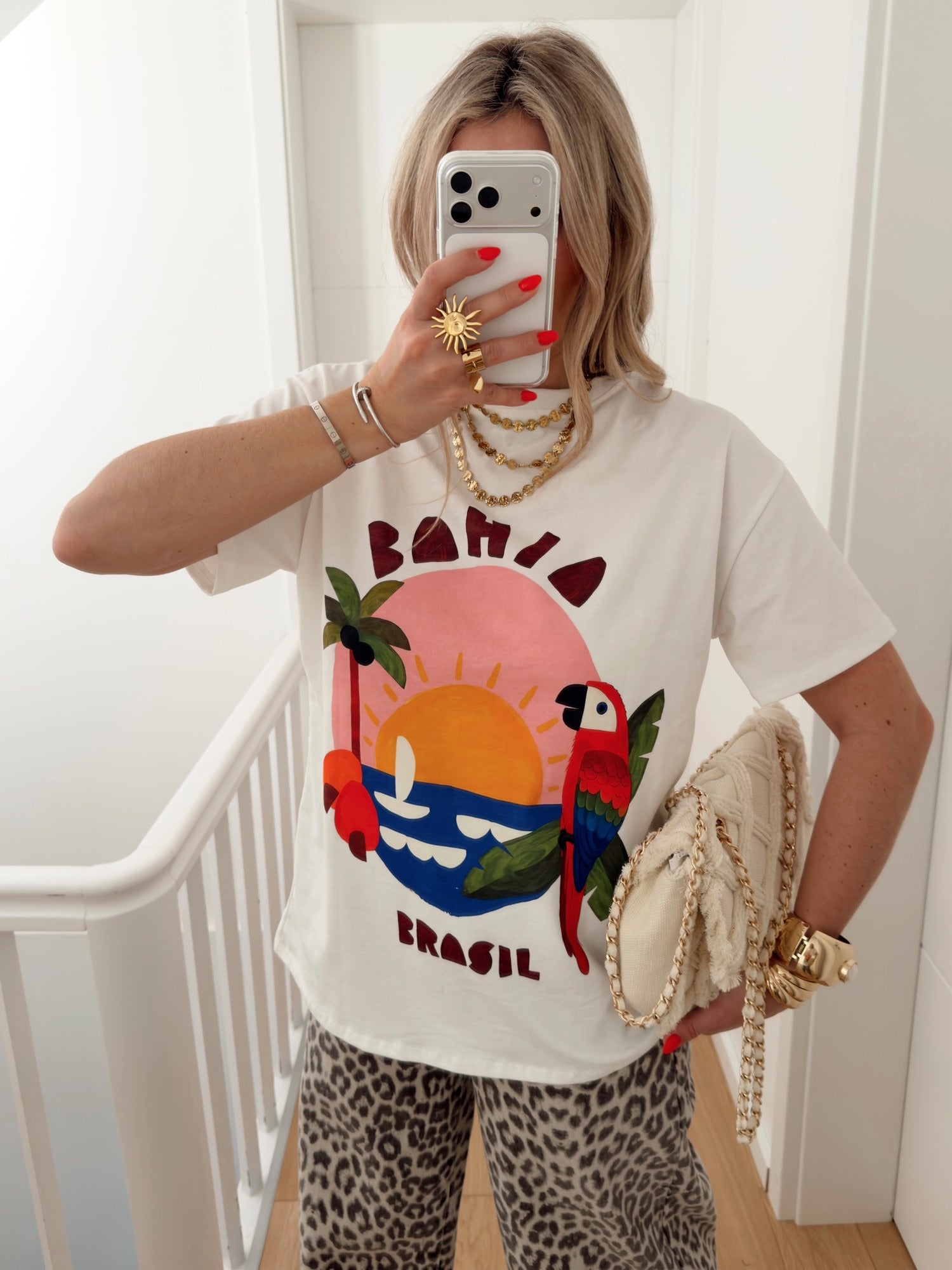 T-shirt BRASIL Blanc