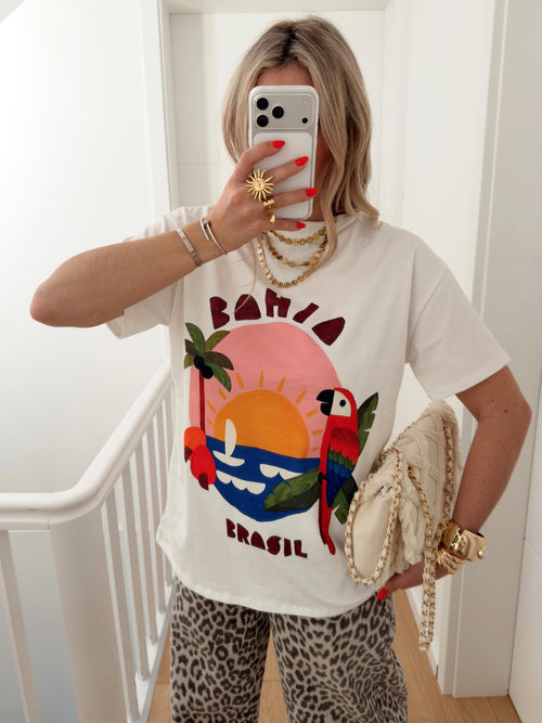 T-shirt BRASIL Blanc