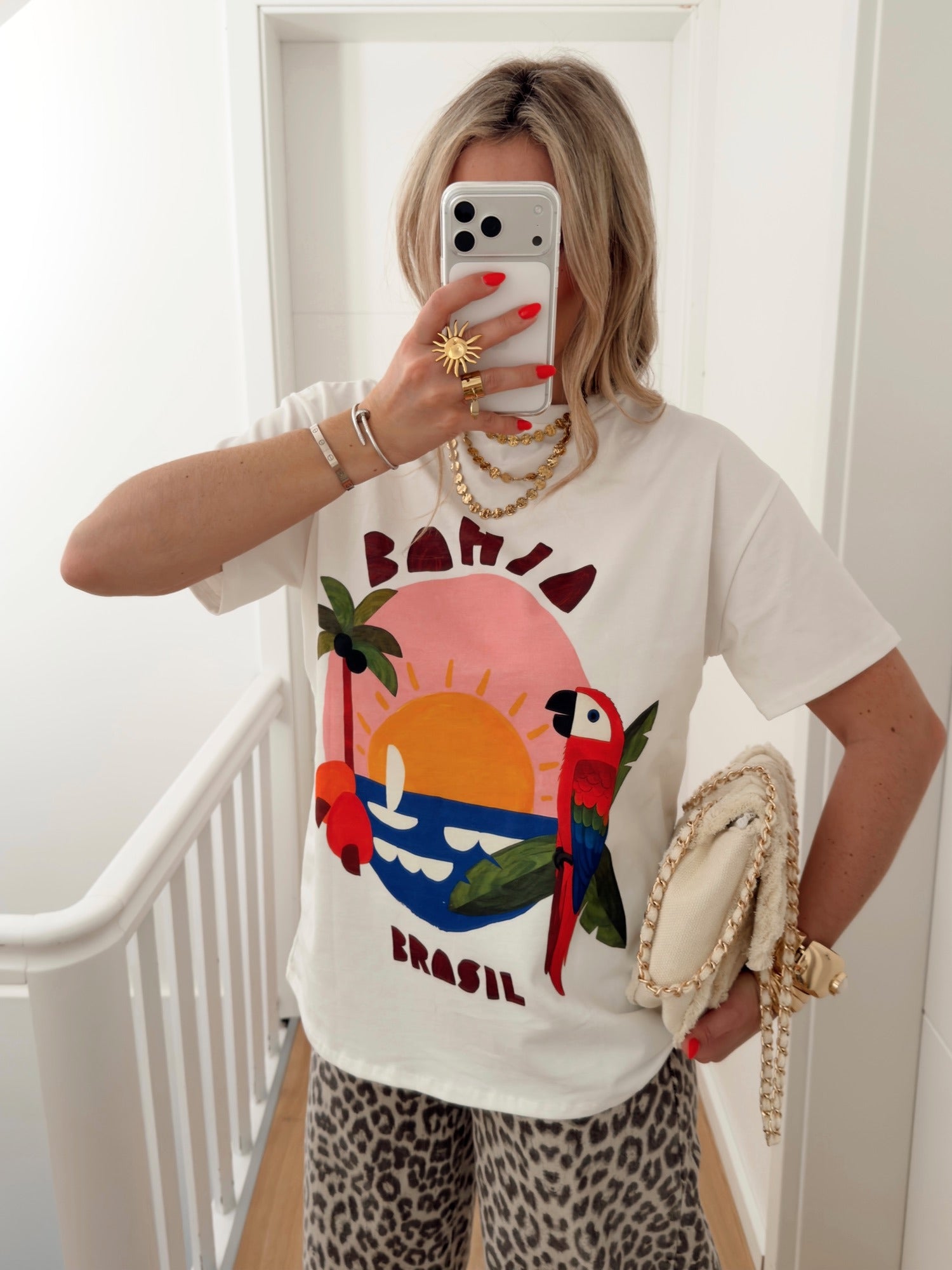 T-shirt BRASIL Blanc