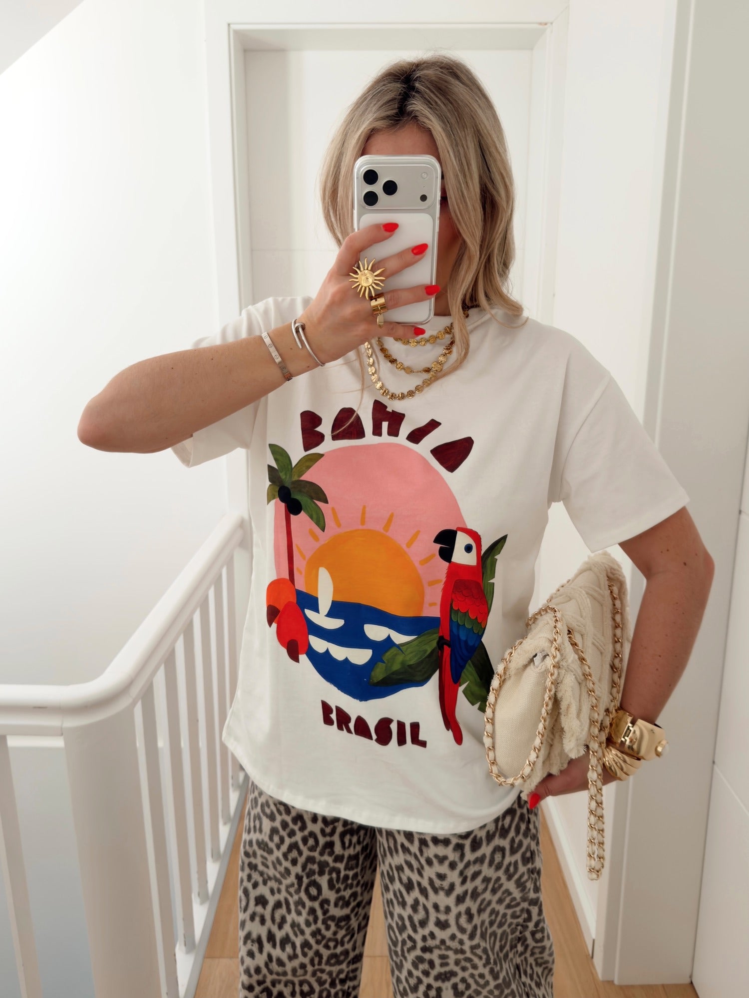 T-shirt BRASIL Blanc