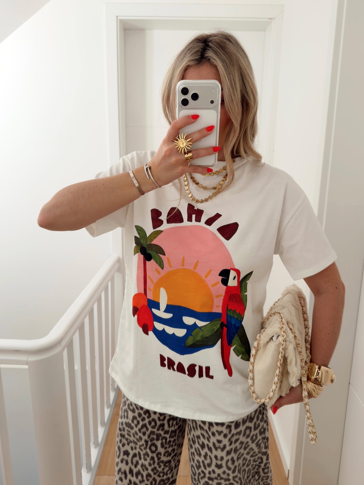 T-shirt BRASIL Blanc