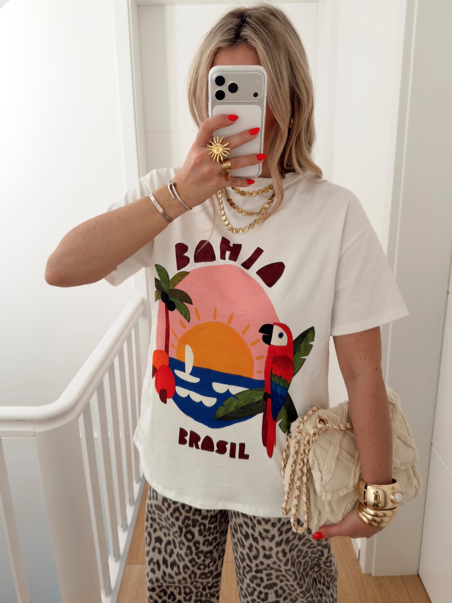 T-shirt BRASIL Blanc