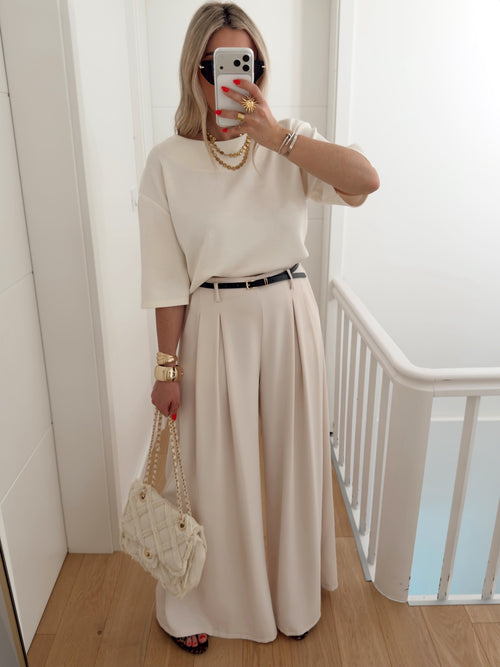 Pantalon PRISCILLIA Beige
