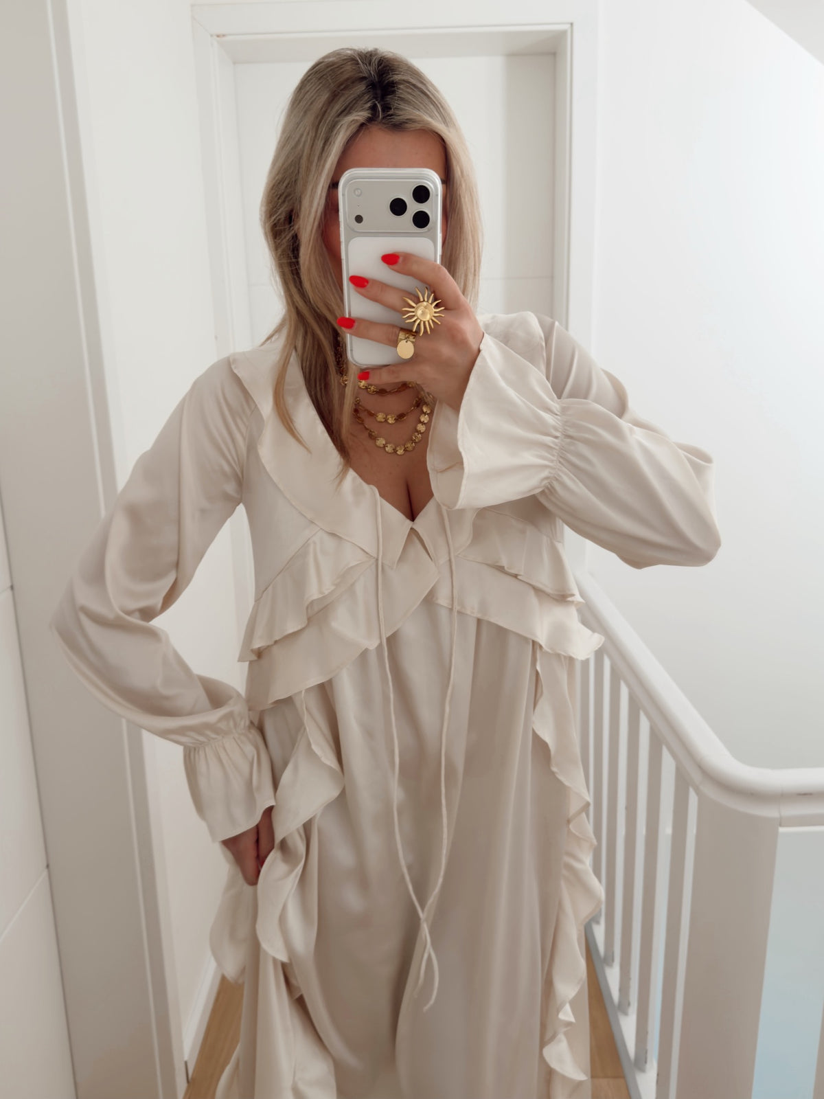 Vestido GEORGINA Bege