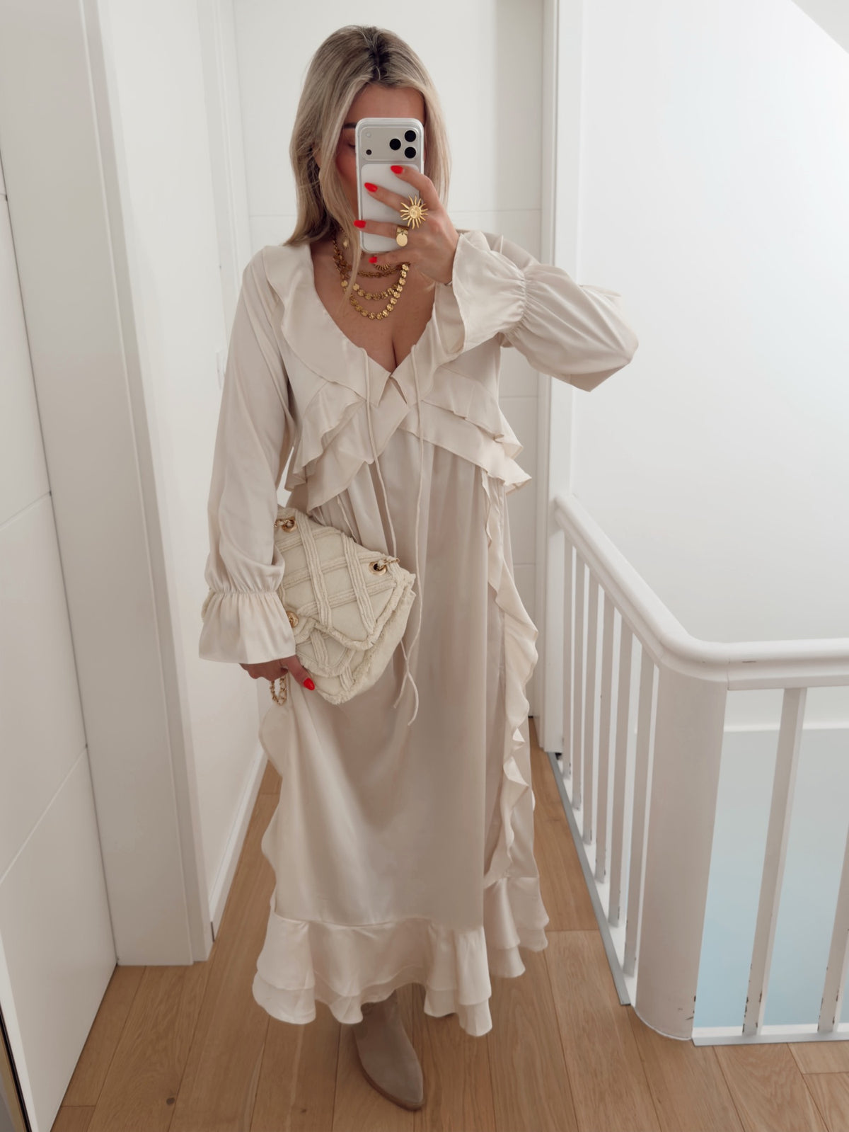 Vestido GEORGINA Bege