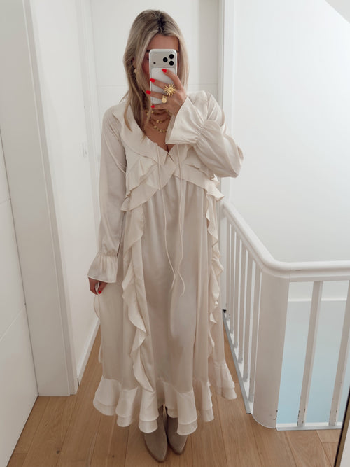 Vestido GEORGINA Bege