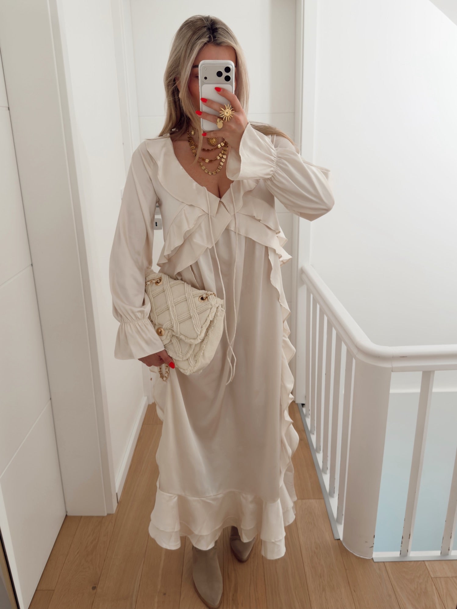 Vestido GEORGINA Bege