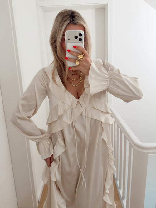 Vestido GEORGINA Bege