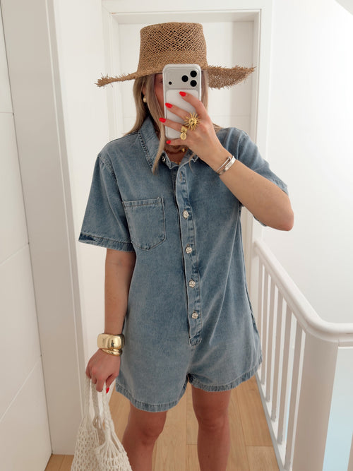 Combishort LEANDRE Bleu
