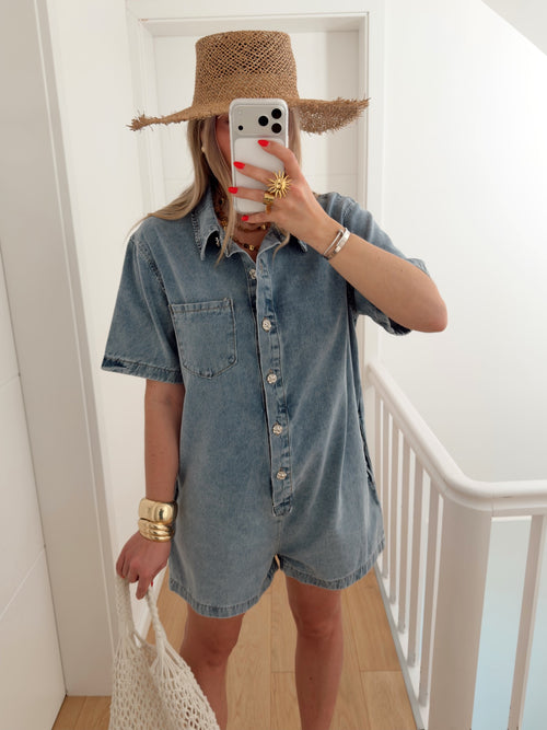 Combishort LEANDRE Bleu