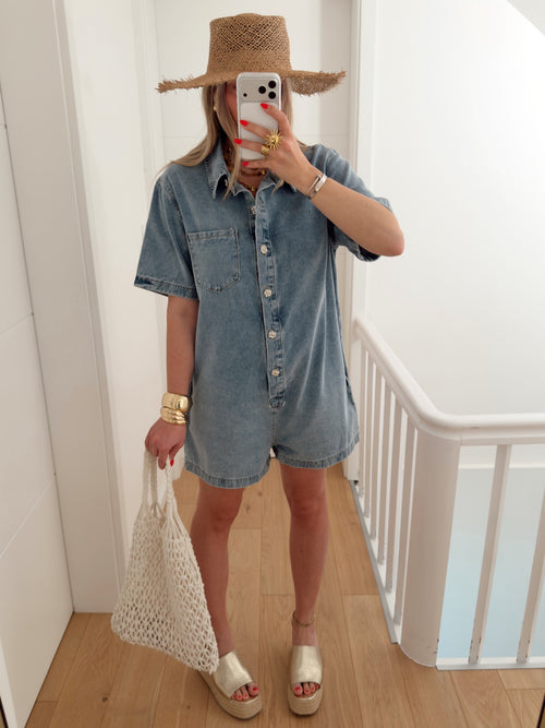 Combishort LEANDRE Bleu