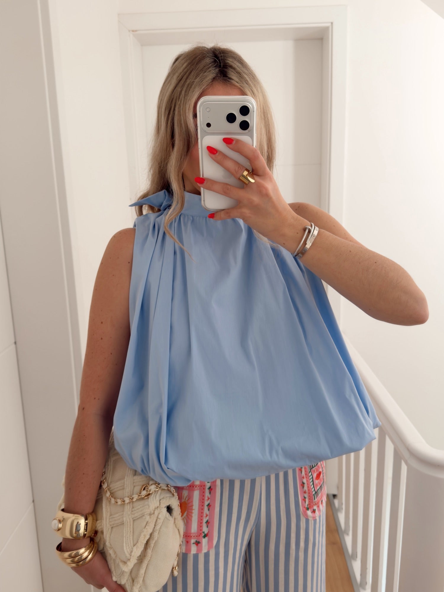 Blouse ESTHER Bleu