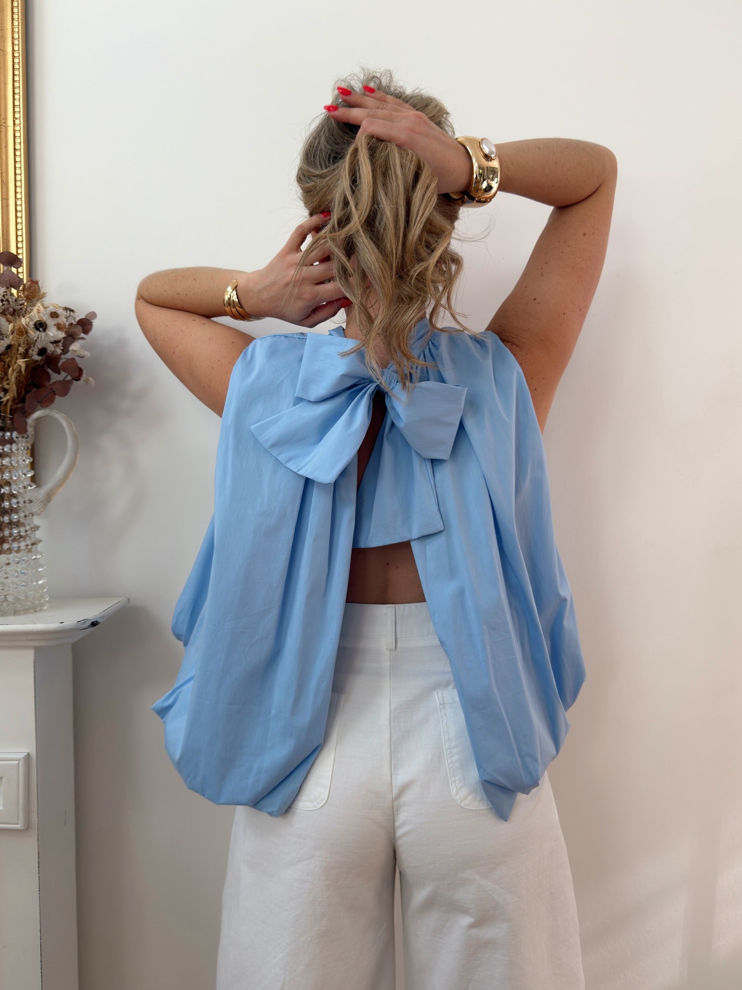 Blouse ESTHER Bleu