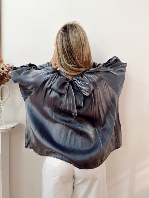 Bluse AUGUSTINE Blau