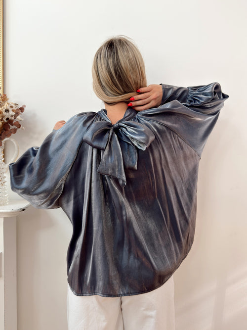 Bluse AUGUSTINE Blau