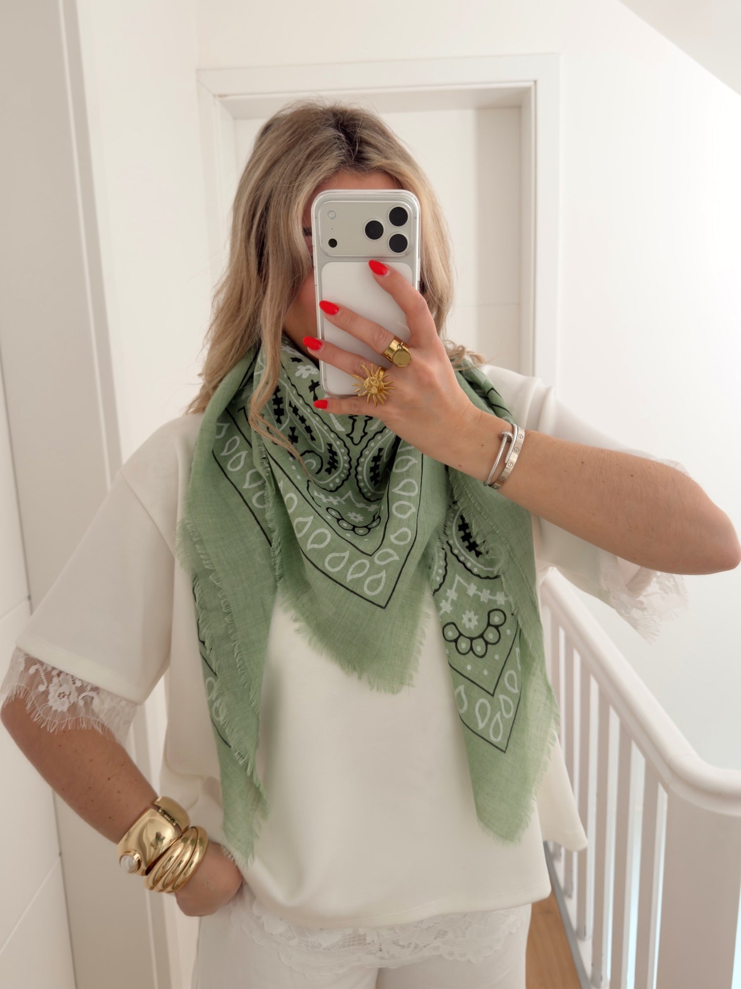 Foulard KAREN Vert