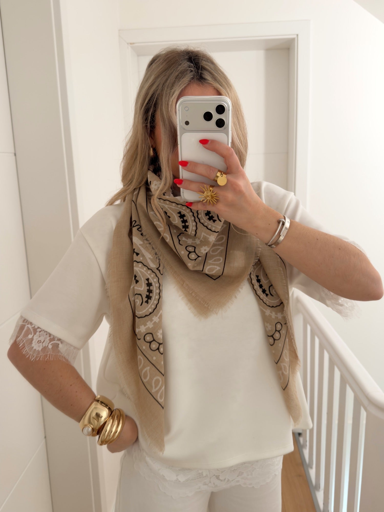 Foulard KAREN Beige