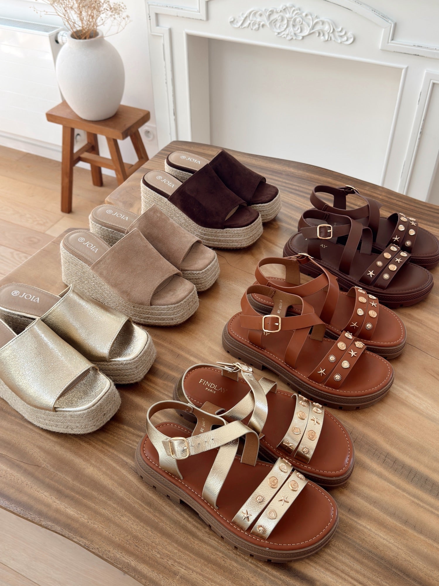 Sandales ADELE Marron