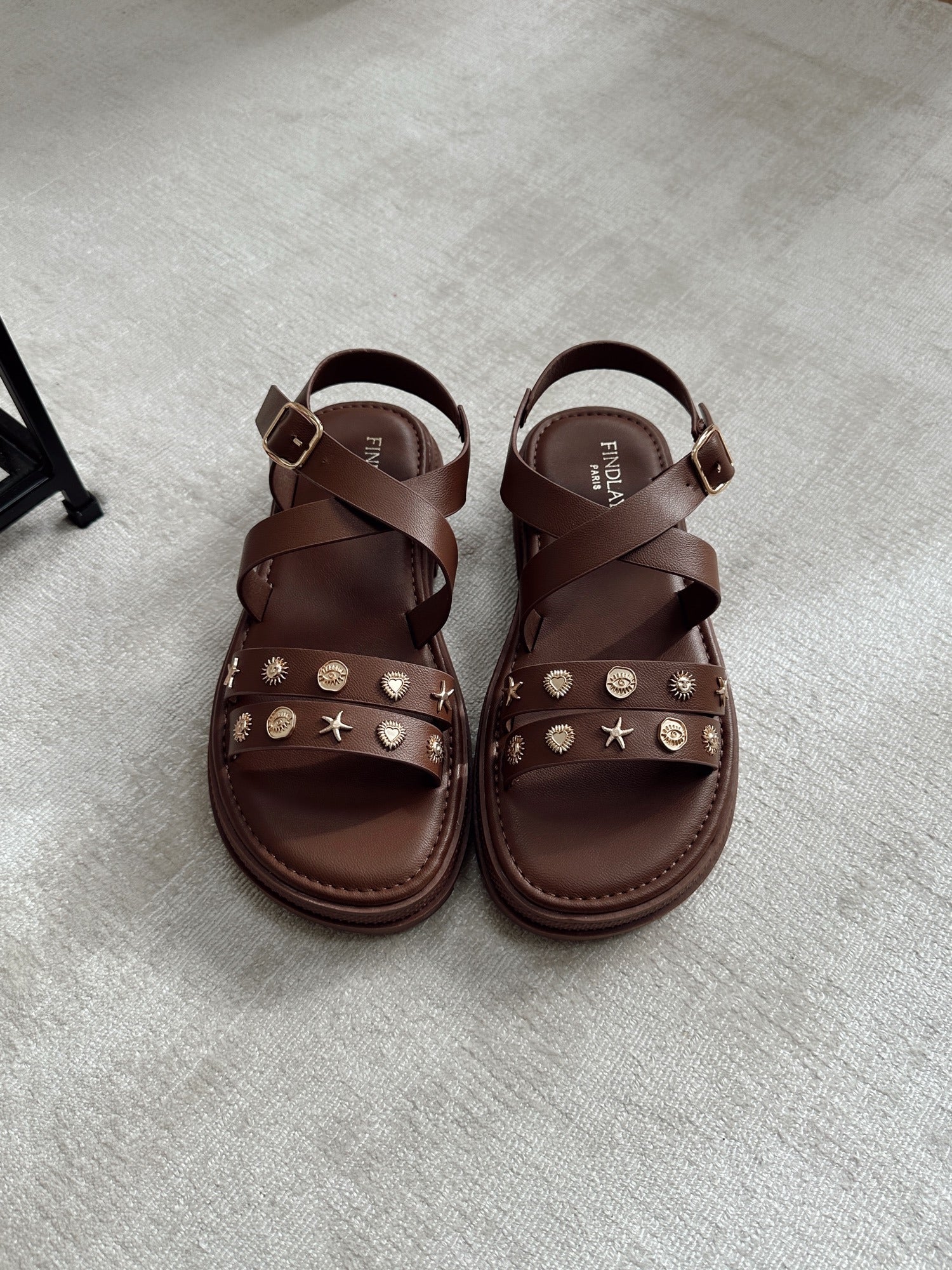 Sandales ADELE Marron