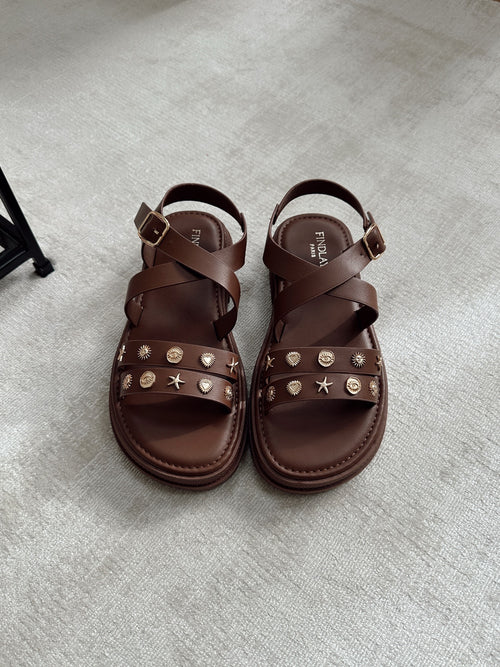 Sandales ADELE Marron
