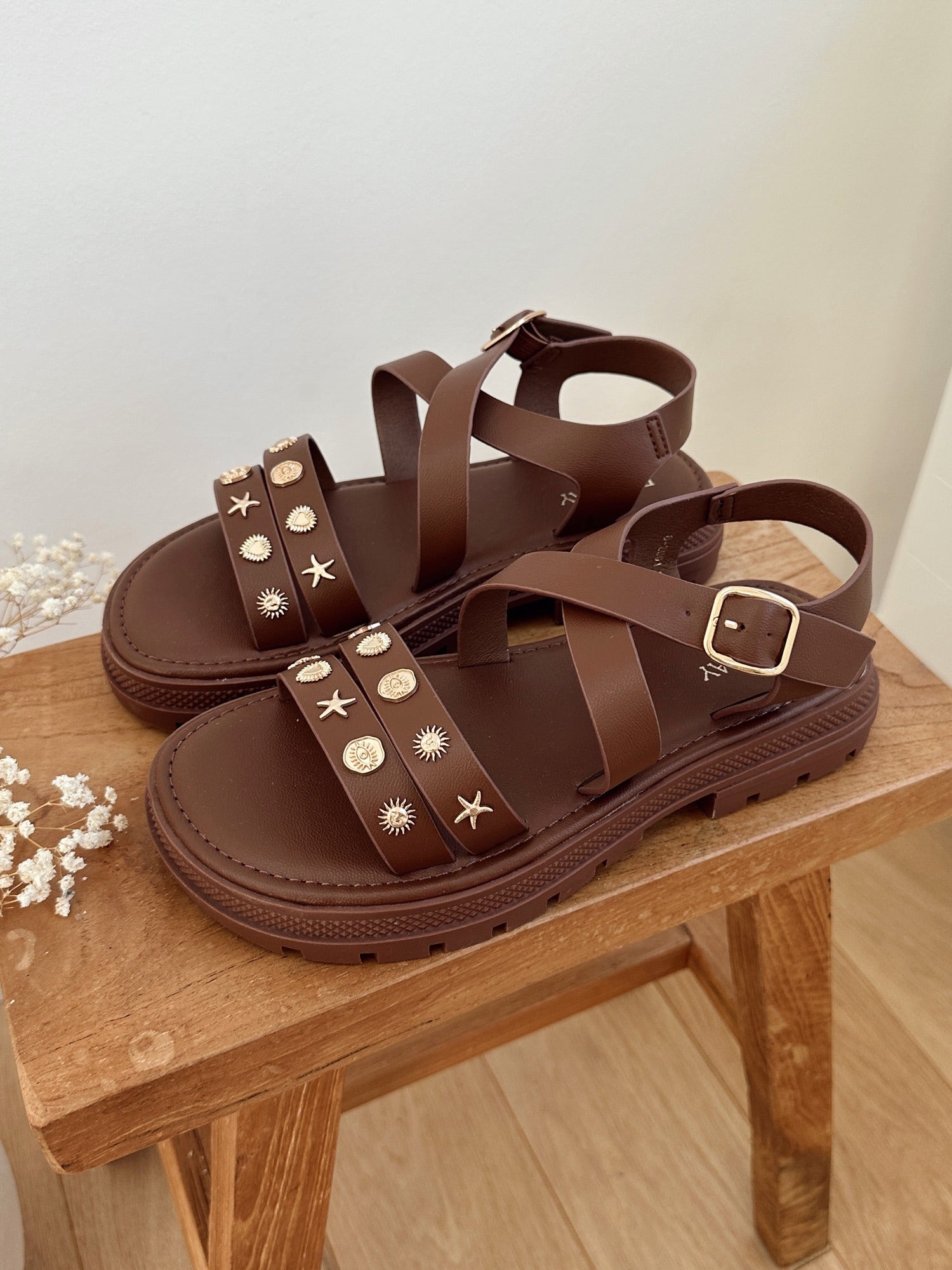 Sandales ADELE Marron