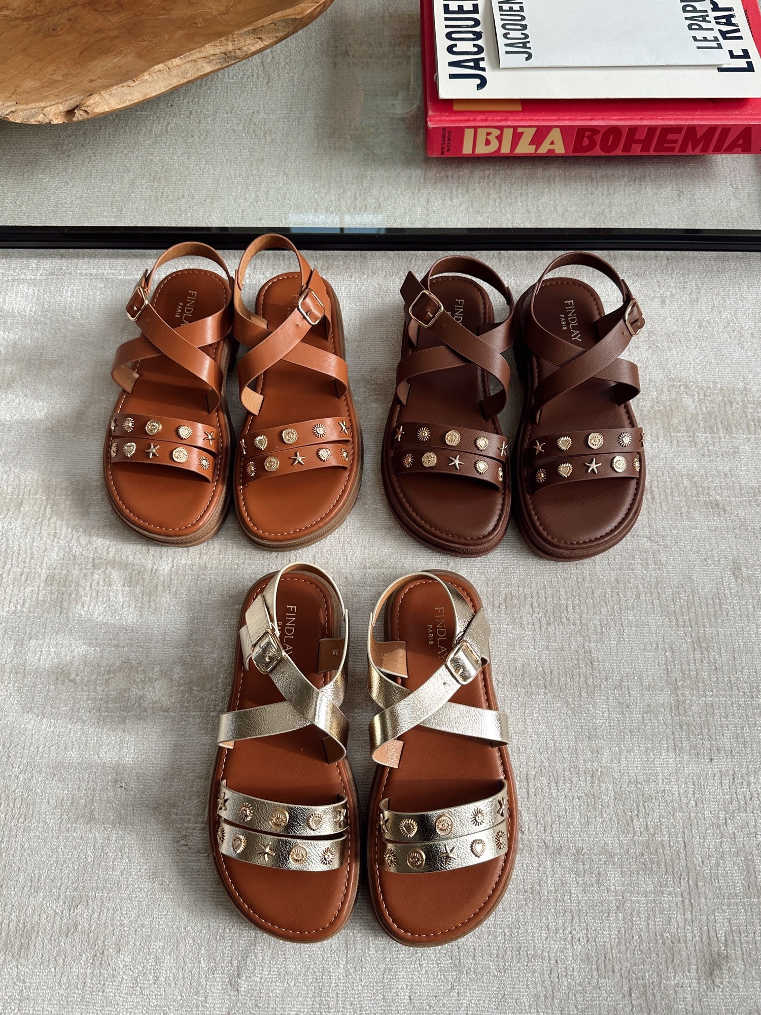 Sandales ADELE Marron