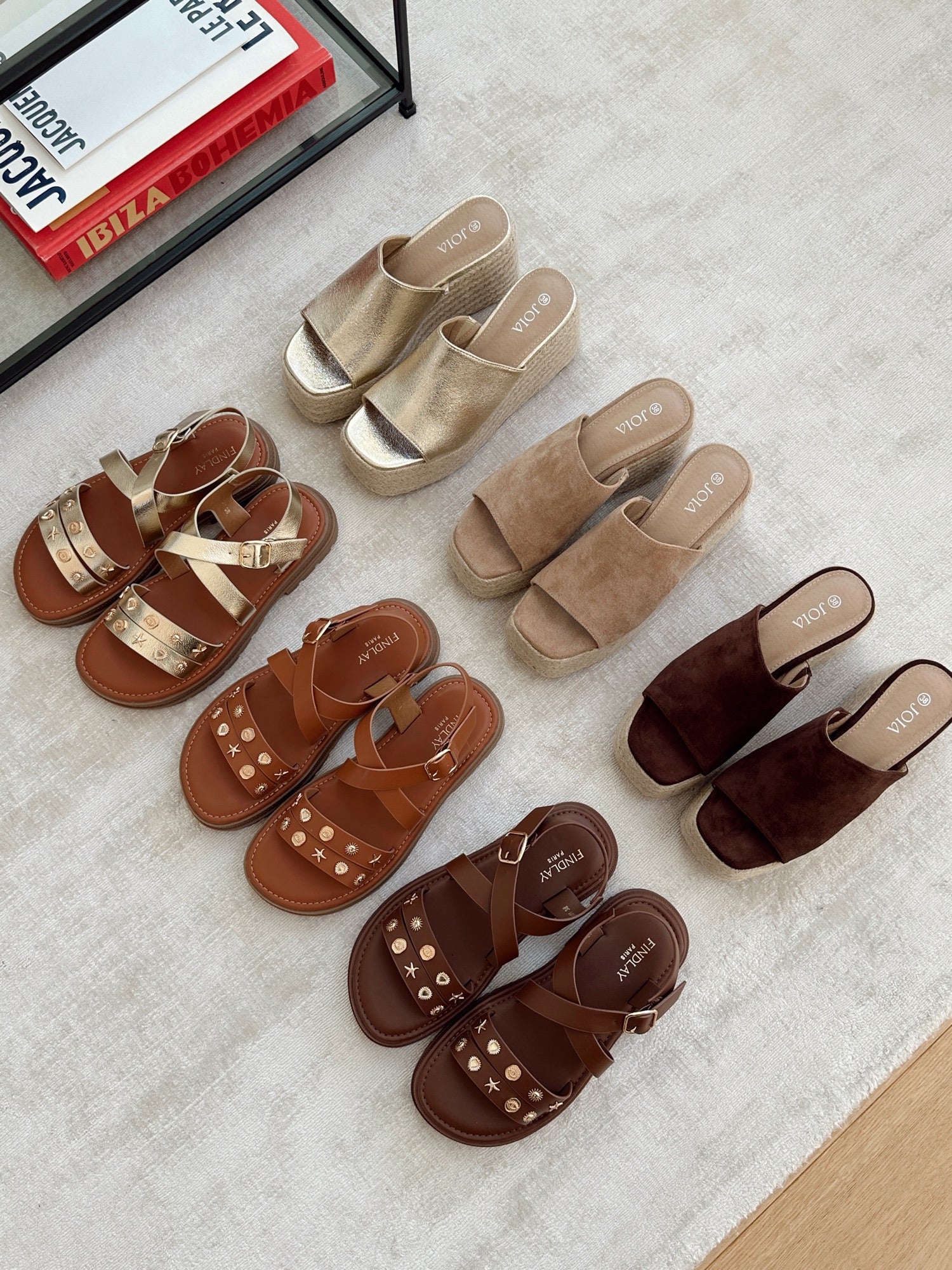 Sandales ADELE Marron