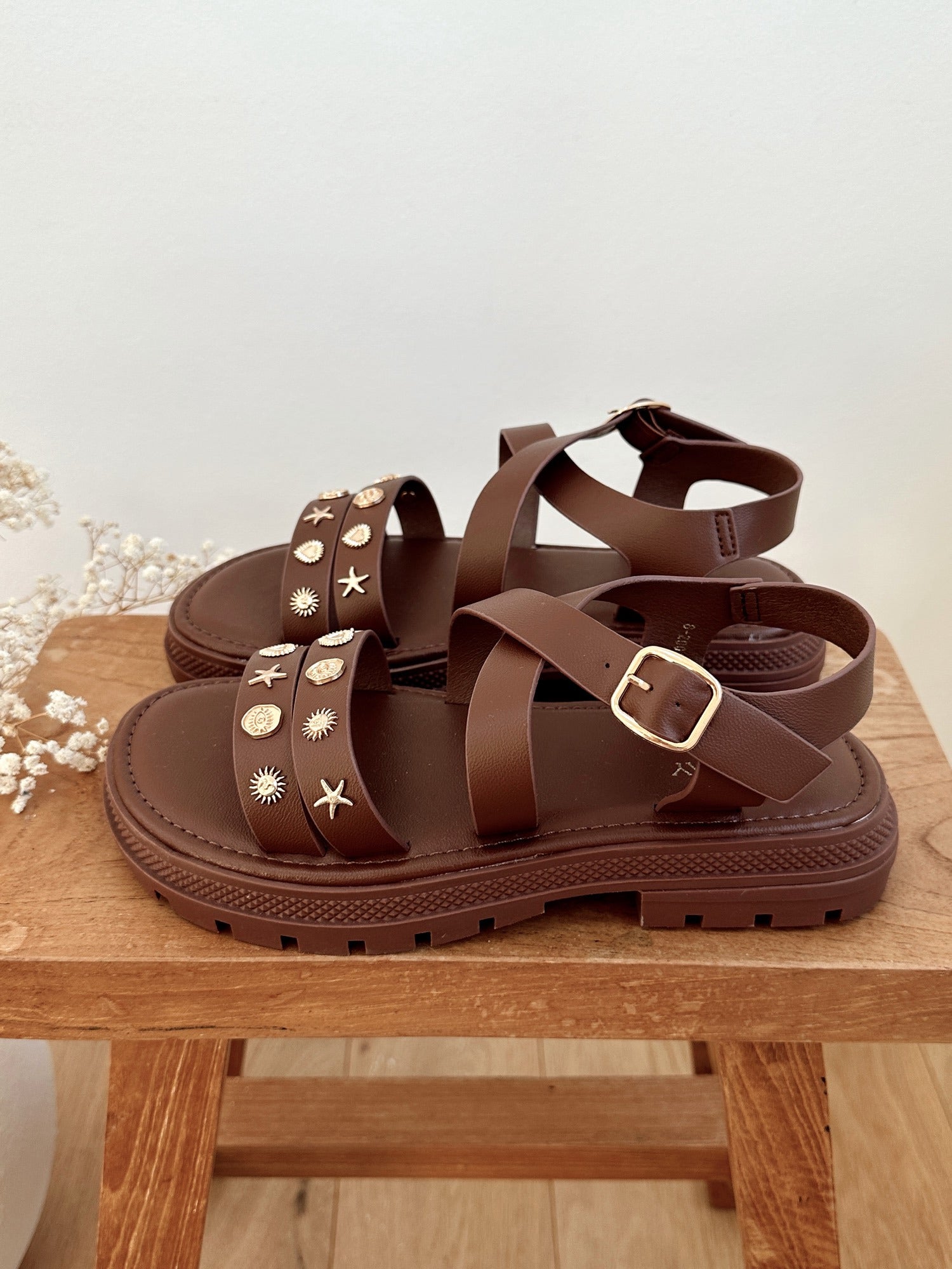 Sandales ADELE Marron