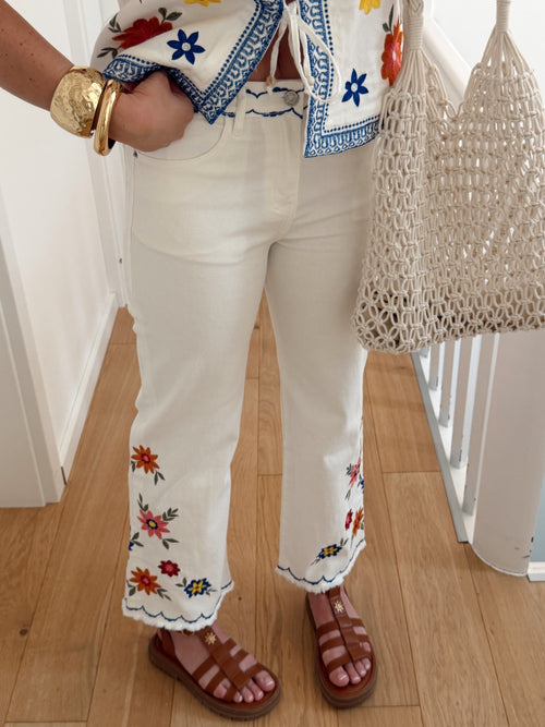 Pantalon JOSÉ Blanc