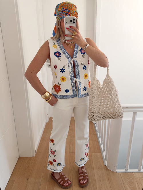 Pantalon JOSÉ Blanc