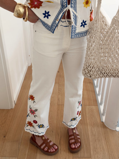 Pantalon JOSÉ Blanc