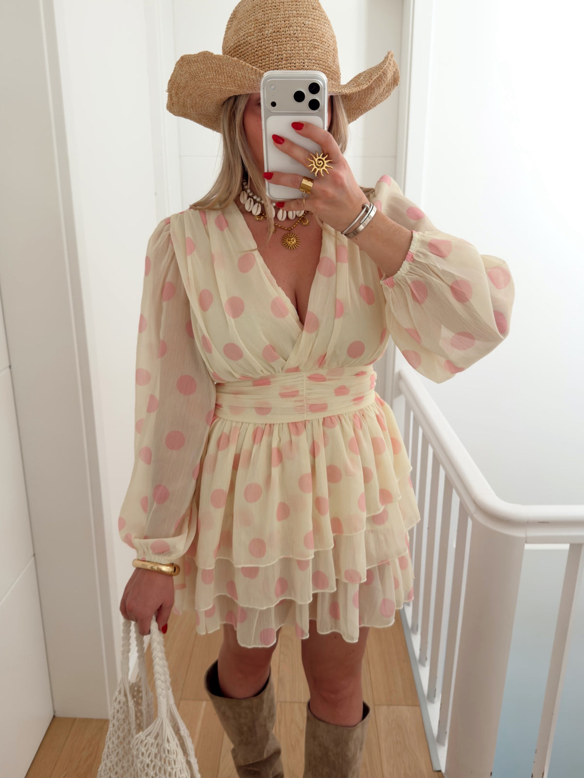 Kleid LORED Gelb