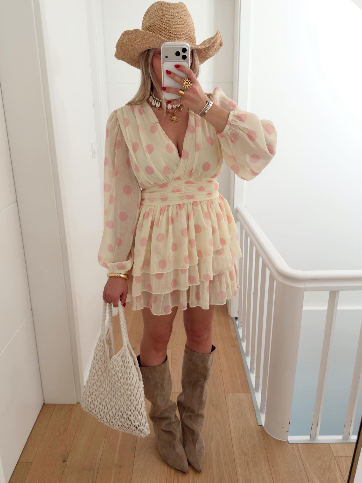 Kleid LORED Gelb