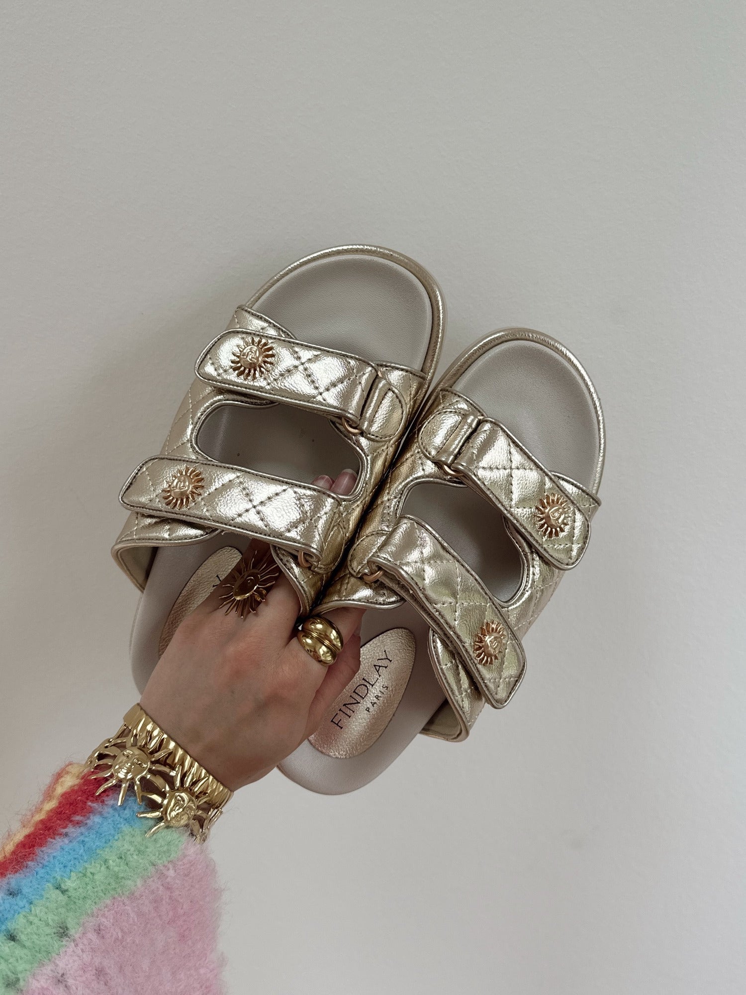 Sandales LARA Doré