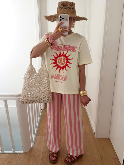 Pantalon STEFANO Rose