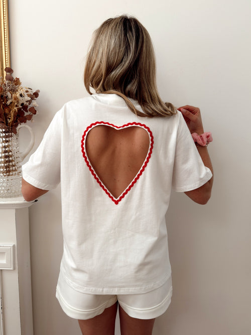 PRÉ-ENCOMENDA T-shirt ANGELINA Branco
