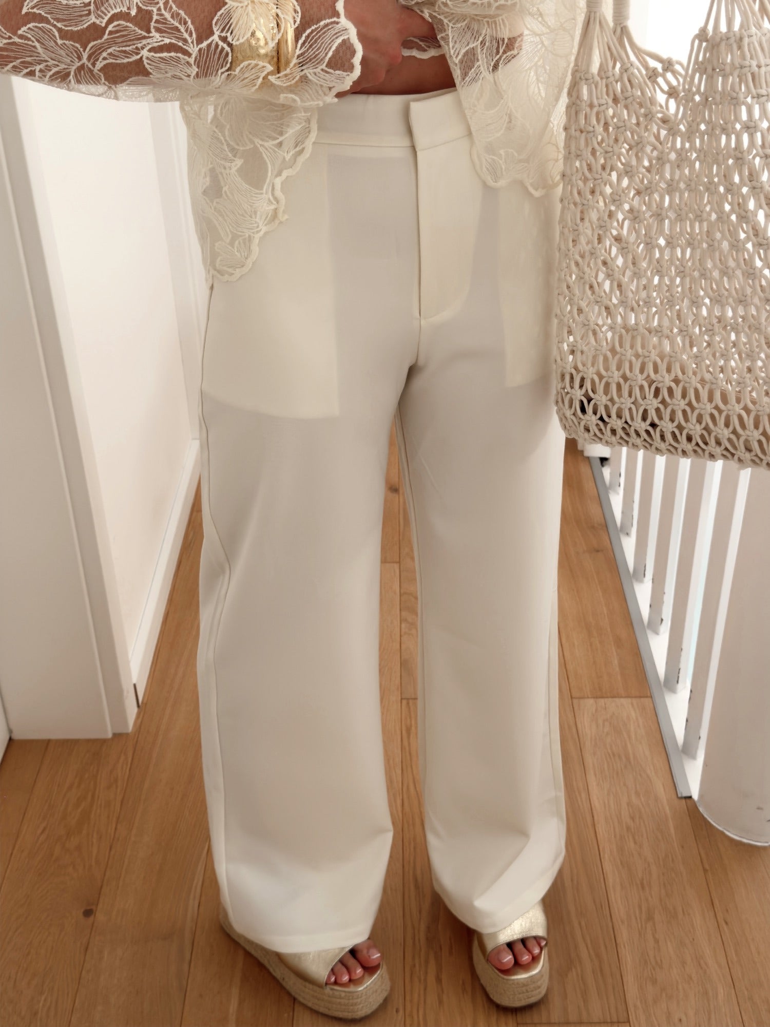 Pantalon DUCHESSE Beige