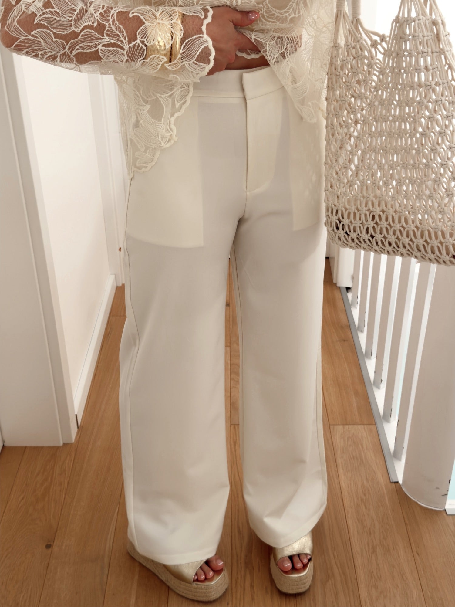Pantalon DUCHESSE Beige